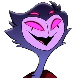 😄 Stolas Helluva Boss iblis, burung hantu, kartun, Helluva Boss, Stolas telegram sticker