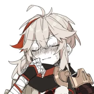 😳 Kaedehara Kazuha Genshin Impact 动漫, 原神, 枫原万叶, 万叶, 游戏 telegram sticker