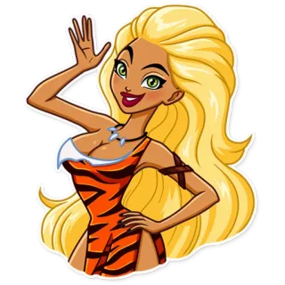 Wild Woman telegram stickers