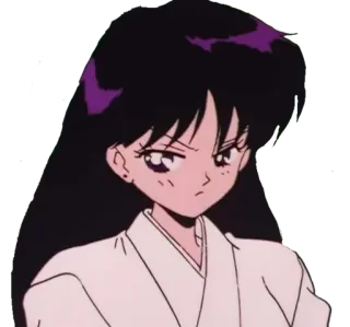 😒 Rei Hino Sailor Moon อนิเมะ, เซเลอร์มูน, เร ฮิโนะ, เซเลอร์มาร์ส, การ์ตูน telegram sticker