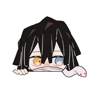 😦 Obanai Iguro Demon Slayer Anime, Serpente, Demon Slayer, Obanai, Iguro telegram sticker