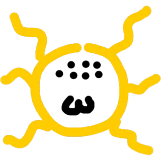 🌝 simbol, matahari, lingkaran, abstrak telegram sticker
