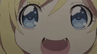 😌 Anime, Cartoon, Schattig, Grappig, Oversdreven, Grote ogen telegram sticker
