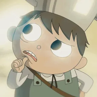🍫 Greg Over the Garden Wall 卡通, 动画, 格雷, 花园墙外, 电视剧, 可爱 telegram sticker