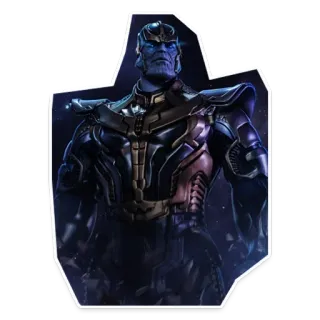 🎆 Thanos 타노스, 빌런, 마블, 슈퍼히어로, 만화책, 인피니티 건틀렛 telegram sticker