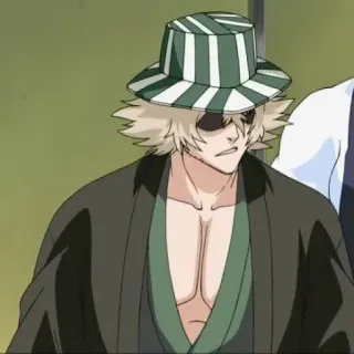 🧩 Kisuke Urahara Bleach Anime, Manga, Kisuke Urahara, Bleach, Charakter, Hut, Japanische Animation telegram sticker
