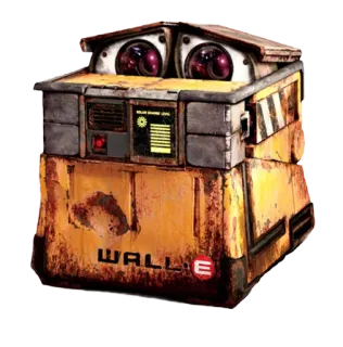 😵 WALL-E WALL·E робот, мультфильм, Pixar, Disney, анимация, фильм telegram sticker