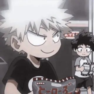 Katsuki Bakugo | @kaptenracing telegram stickers