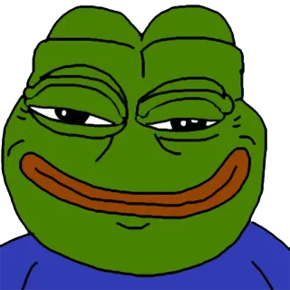 😊 Pepe the Frog pepe, grenouille, mème, suffisant telegram sticker