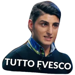 😁 TUTTO FVESCO whatsapp sticker