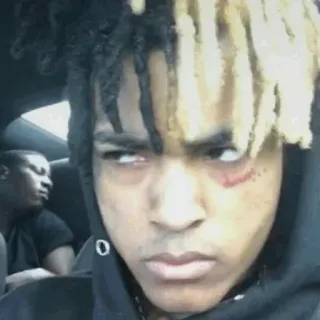 😑 XXXTentacion rappeur, musique, portrait, XXXTentacion telegram sticker