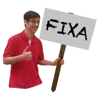 👌 FIXA sign, man, thumbs up, glasses telegram sticker