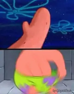 😜 Patrick Star Spongebob Squarepants kartun, Spongebob, Patrick, lucu, laut whatsapp sticker