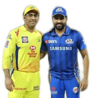 💛 Cricket, Sport, Sportler, IPL, Indian Premier League, MS Dhoni, Rohit Sharma whatsapp sticker