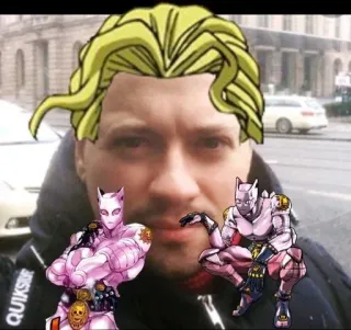 🐈 Yoshikage Kira JoJo's Bizarre Adventure Anime, Jojo, Kira, Killer Queen, Bizarr whatsapp sticker