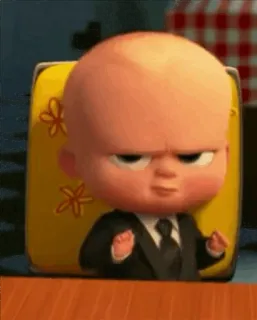 😒 Boss Baby The Boss Baby Baby, Anzug, Cartoon, Chef whatsapp sticker