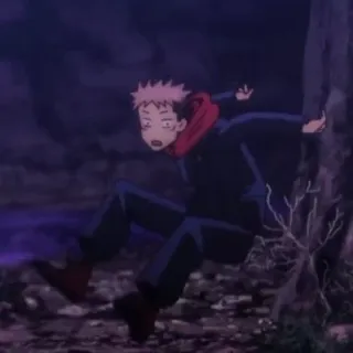 😟 Yuji Itadori Jujutsu Kaisen Anime, Jujutsu Kaisen, Yuji Itadori, Personaggio, Personaggio anime telegram sticker