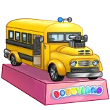 🎁 DOGGYLAND cane, scuolabus, cartone animato telegram sticker