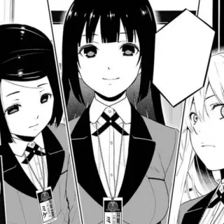 🃏 anime, school uniforms, girls, manga telegram sticker