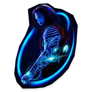 👌 Winter Soldier Winter Soldier, Marvel, super-herói, Bucky Barnes, ação, quadrinhos telegram sticker