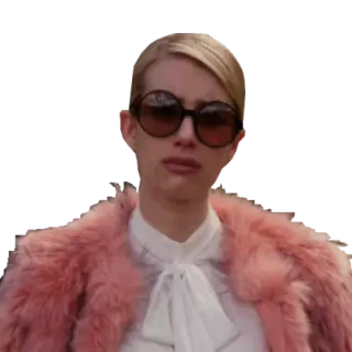😭 Chanel Oberlin Scream Queens 스크림 퀸즈, 샤넬 오벌린, 엠마 로버츠, TV 프로그램, 캐릭터 telegram sticker