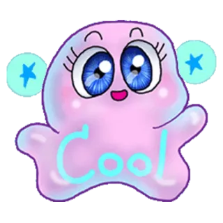 😆 Cool lindo, kawaii, pastel, mancha, adorable, dibujos animados telegram sticker