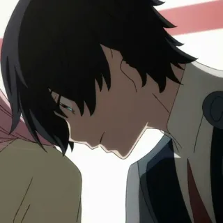 🦋 Hiro Darling in the Franxx Anime, Postać, Hiro, Darling in the Franxx telegram sticker