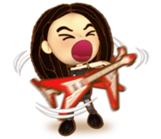🎸 guitar, music, rock, musician, instrument telegram sticker