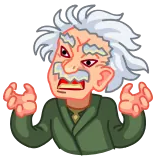 Albert Einstein @TgEmojis telegram emojis 🤬