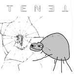 ⏰ Tenet TENET Tenet, película, tortuga, invertido telegram sticker