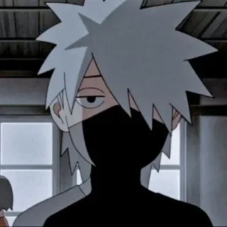 🖤 Kakashi Naruto Kakashi, Naruto, anime, ninja, cartoon telegram sticker