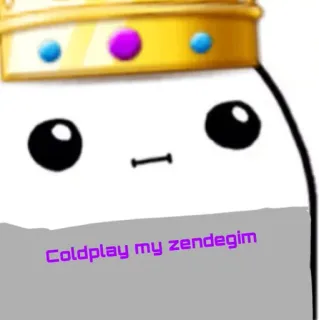 😐 Coldplay my zendegim zendegim, coldplay, стикер, клякса, корона whatsapp sticker
