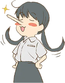twin tails girls :: @line_stickers telegram stickers
