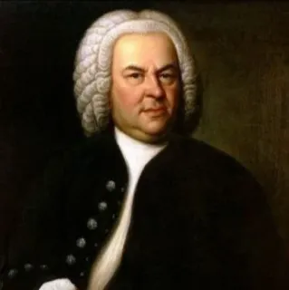 😐 Johann Sebastian Bach Johann Sebastian Bach, composer, classical music, portrait, music, baroque telegram sticker