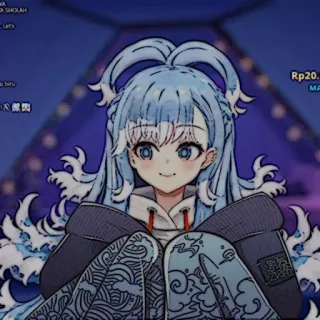 ☔️ Kobo Kanaeru anime, vtuber, kobo kanaeru, hololive telegram sticker