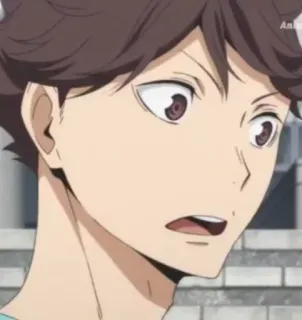 💗 Oikawa Tooru Haikyuu!! Anime, Haikyuu, Oikawa, Oikawa Tooru, Personaggio, Cartone animato telegram sticker