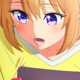 🙂 动漫, 卡通, 女孩, 角色, 动画, 肖像 telegram sticker