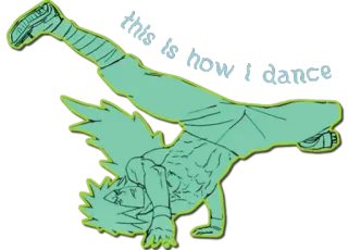 🕺 this is how i dance nhảy, breakdance, phim hoạt hình, anime telegram sticker