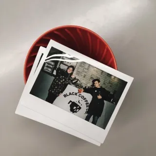 😁 BLACK COFFEEDDE café, café, amigos, bebidas, fotografia whatsapp sticker
