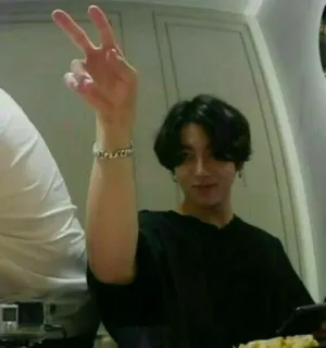 🌝 Jungkook kpop, cantante, pace, ritratto, sorridente, maschio telegram sticker