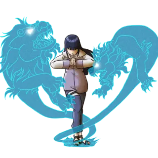 😤 Hinata Hyuga Naruto 애니메이션, 닌자, 히나타, 백안, 나루토 telegram sticker