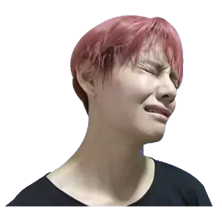 😫 울음, 슬픔, 불안, 사람, 표정, 감정적, 괴로움 telegram sticker