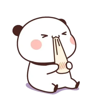 ☺️ süß, figur, kawaii, panda, aufkleber telegram sticker
