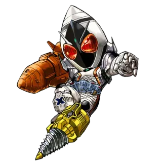 🚀 kamen rider, chibi, anime, manga, character, tokusatsu, superhero telegram sticker