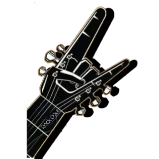 🤟 Rock Soul chitarra, rock, mano, musica, soul telegram sticker