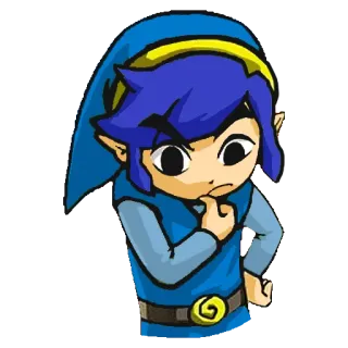 🤔 Link videojuego, personaje, Link, The Legend of Zelda telegram sticker