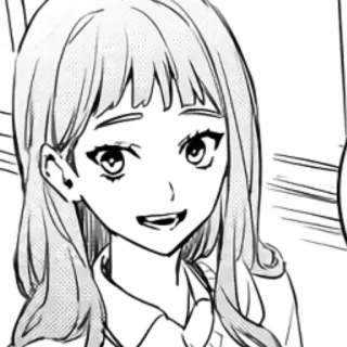 🧸 Anime, Manga, Frau, Mädchen, Porträt, Cartoon, Charakter telegram sticker