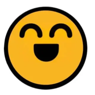 😁 Emoji, Smiley, Fröhlich, Freude, Gelb, Symbol telegram sticker