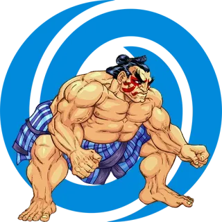 😉 E. Honda Street Fighter E. Honda, Sumo, Street Fighter, Combattant, Jeu vidéo, Arts martiaux telegram sticker