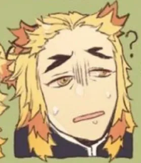 🌟 Rengoku Kyoujurou Demon Slayer anime, character, rengoku, demon slayer, kyoujurou telegram sticker